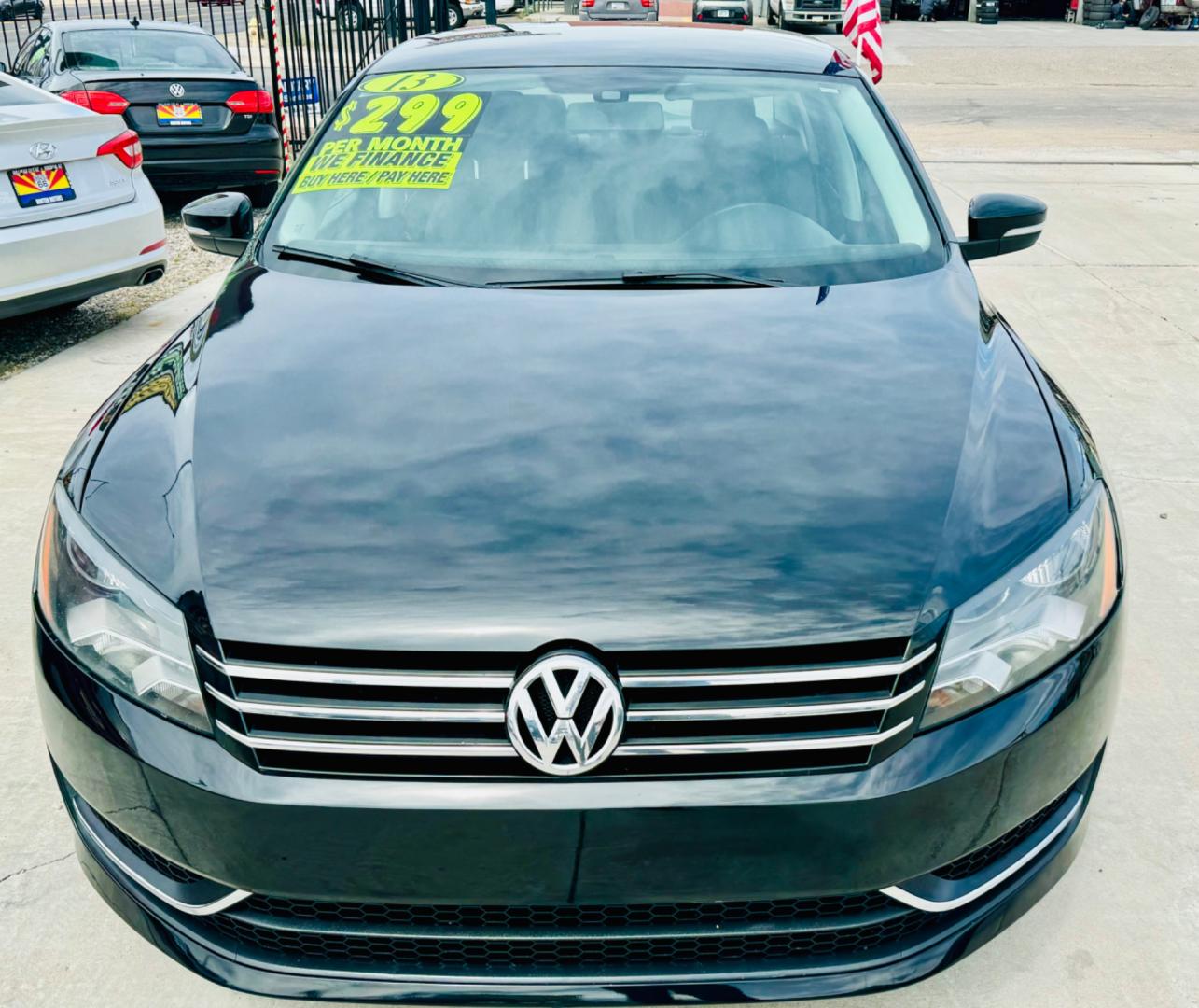 2013 Black /black Volkswagen Passat , located at 2190 Hwy 95, Bullhead City, AZ, 86442, (928) 704-0060, 0.000000, 0.000000 - 2013 Volkswagen Passat. automatic. completely serviced. New tires. Free warranty. Free carfax. In house financing. buy here pay here. - Photo#1